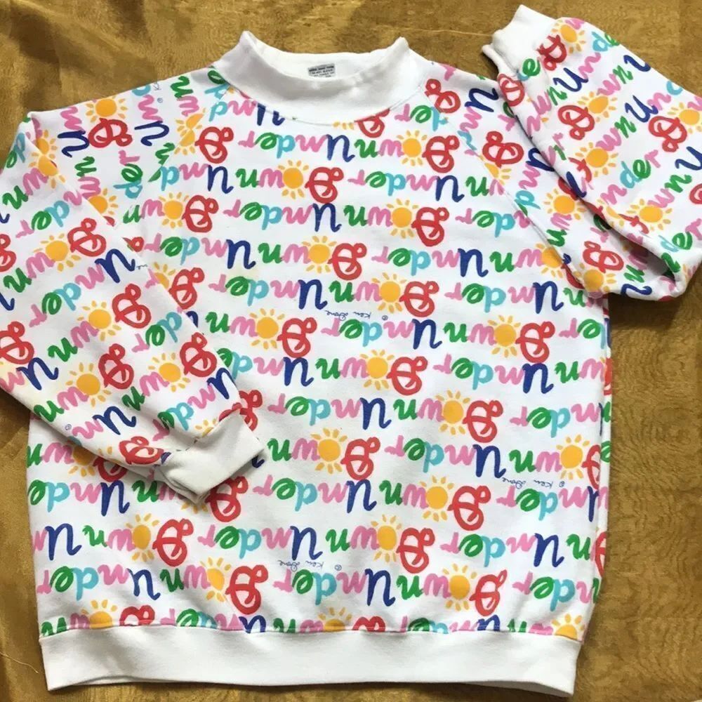 VINTAGE 90s  KEN DONE UNISEX SWEATER SIZE M
